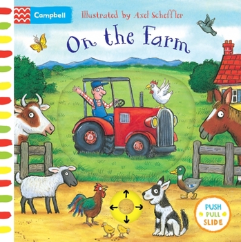 Board book On the Farm: A Push, Pull, Slide Book