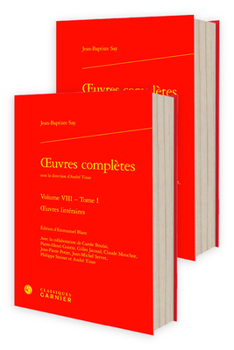 Hardcover Oeuvres Completes. Volume VIII: Oeuvres Litteraires [French] Book