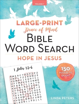 Paperback Peace of Mind Bible Word Search: Hope in Jesus Book