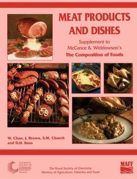 Paperback Meat Products and Dishes: Supplement to the Composition of Foods Book