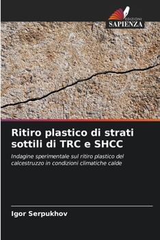 Paperback Ritiro plastico di strati sottili di TRC e SHCC [Italian] Book