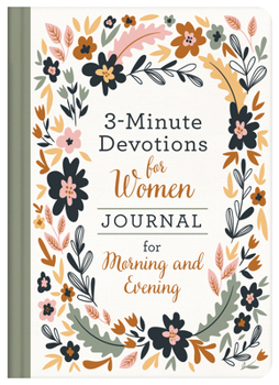 Hardcover 3-Minute Devotions for Women Journal for Morning and Evening Book