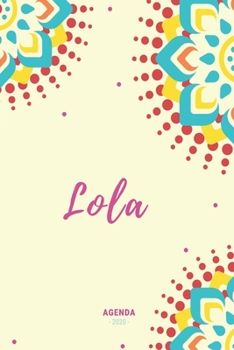 Paperback Lola Agenda 2020: Semainier/Hebdomadaire, Mensuel et Calendrier pour 12 mois journalier A5 I Planificateur annuel et Agenda de Poche pou [French] Book