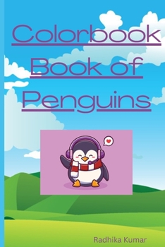 Paperback Colorbook Book of Penguins Book