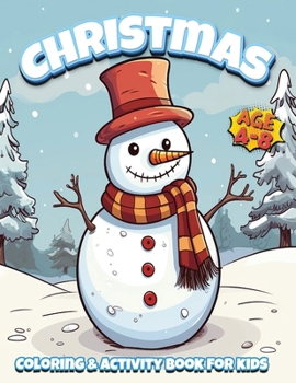 Paperback Christmas Coloring and Activity Book