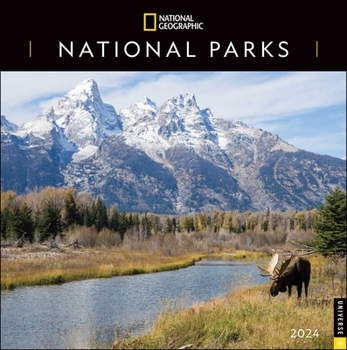 Calendar National Geographic: National Parks 2024 Wall Calendar Book