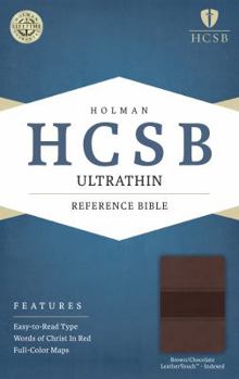 Imitation Leather Ultrathin Reference Bible-HCSB Book