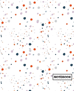 Paperback NoteBook: Multicolor Dot Pattern - Composition Notebook Wide Ruled Lined Paper Notebook Journal Book