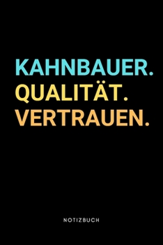 Kahnbauer: Notizbuch, Notizblock, Notebook | Punktraster, Punktiert, Dotted | 120 Seiten, DIN A5 (6x9 Zoll) | Notizen, Termine, Ideen, Skizzen, ... Tätigkeit, Leidenschaft (German Edition)