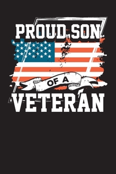 Paperback Proud Son of a Veteran: 5 Minute Weekly Journal - Veteran's Planner Book