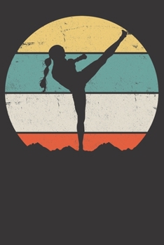 Notebook: Kickboxing Dot Grid 6x9 120 Pages