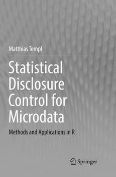 Paperback Statistical Disclosure Control for Microdata: Methods and Applications in R Book