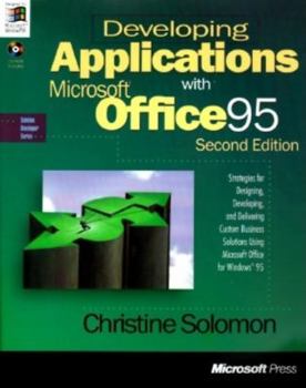 Paperback Developing Applications with Microsoft Office95 Book