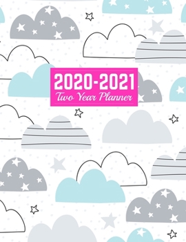2020-2021 Two Year Planner: Neat Calendar Year Vision Planner (January 2020 - December 2021) - Monthly and Weekly Schedule Organizer and Journal | Art Cover 00023190
