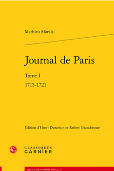 Paperback Journal de Paris. Tome I: 1715-1721 [French] Book