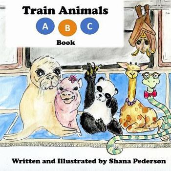 Paperback Train-Animals: A Subway Alphabet Book
