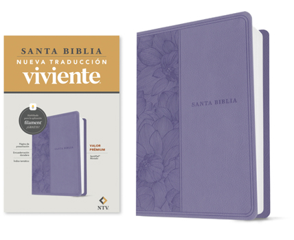 Imitation Leather Biblia Valor Prémium Ntv Con Filament (Sentipiel, Morado) [Spanish] Book