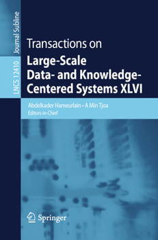 Paperback Transactions on Large-Scale Data- And Knowledge-Centered Systems XLVI Book