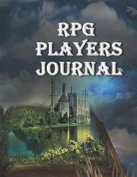 Paperback RPG Players Journal: A Place To Record Your RPG Characters, Maps, Notes and sketches-100 pages-8.5x11inch-For RPG Players Book