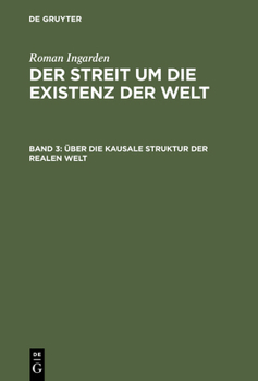 Hardcover Über die kausale Struktur der realen Welt [German] Book