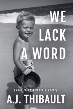 Paperback We Lack a Word Book