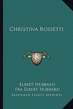 Paperback Christina Rossetti Book