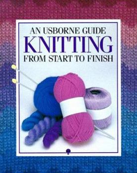 Paperback Usborne GD Knitting Book