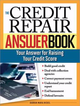 Paperback The Credit Repair Answer Book: Your Answer for Raising Your Credit Score Book