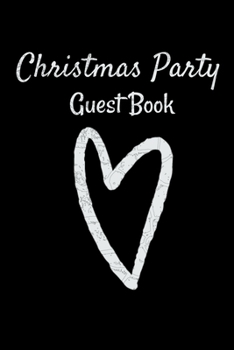 Paperback Christmas Party Guest Book: Awesome Guest Comments Book For Christmas Party Book