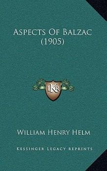 Paperback Aspects Of Balzac (1905) Book