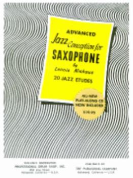 Paperback TRY1060 - Advanced Jazz Conception for Saxophone - 20 Jazz Etudes Book/CD Book