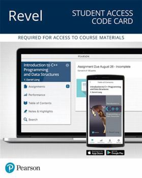 Printed Access Code Revel for Introduction to C++ Programming and Data Structures -- Access Card Book
