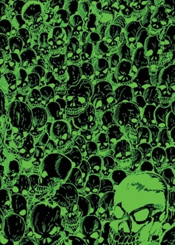 Paperback Gathering of Skulls Sketchbook - Black and Green Book