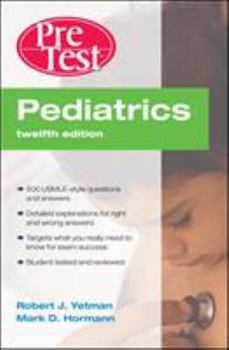 Paperback Pediatrics: PreTest Self-Assessment and Review Book