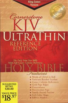 Bonded Leather Ultrathin Reference Bible-KJV Book