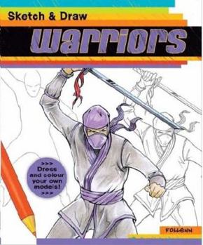 Paperback Sketch and Draw - Warriors Book