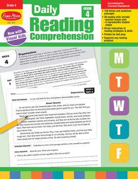 Paperback Daily Reading Comprehension, Grade 4 Teacher Edition Book