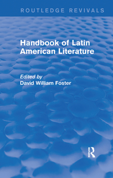 Paperback Handbook of Latin American Literature (Routledge Revivals) Book