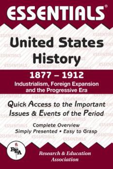 Paperback United States History: 1877 to 1912 Essentials Book