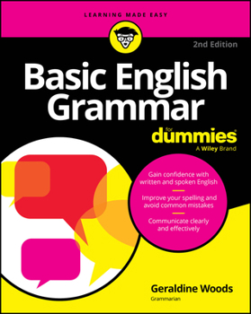 Paperback Basic English Grammar for Dummies Book