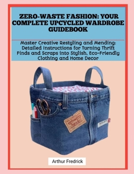 ZERO-WASTE FASHION: YOUR COMPLETE UPCYCLED WARDROBE GUIDEBOOK: Master Creative Restyling and Mending: Detailed Instructions for Turning Thrift Finds ... Stylish, Eco-Friendly Clothing and Home Decor