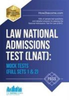 Paperback Law National Admissions Test (LNAT): Mock Tests Full Sets 1 & 2 Book