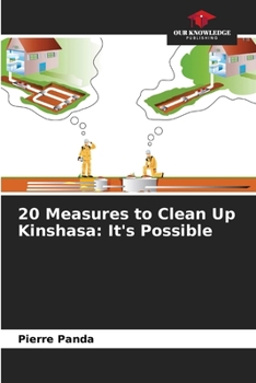 Paperback 20 Measures to Clean Up Kinshasa: It's Possible Book