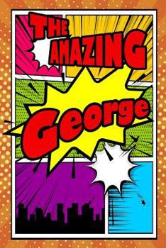 The Amazing George : Isometric Dot Paper Portrait Notebook Feature 120 Pages 6x9