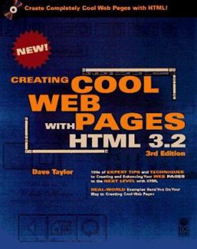 Paperback Creating Cool HTML 3.2 Web Pages: With CDROM Book