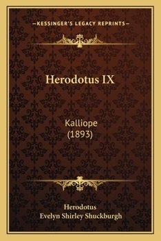 Paperback Herodotus IX: Kalliope (1893) [French] Book