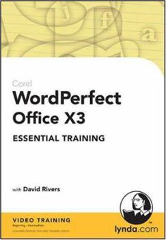 CD-ROM WordPerfect Office X3 Essential Training Book