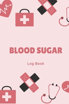 Paperback Blood Sugar Log Book: Daily Blood Sugar Level Log Book, Record for Glucose, Notebook for Diabtics,6"x9",54 pages, Diary for Diabetes Book