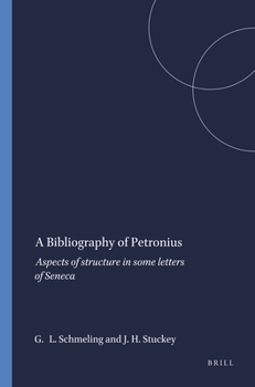 Paperback A Bibliography of Petronius Book