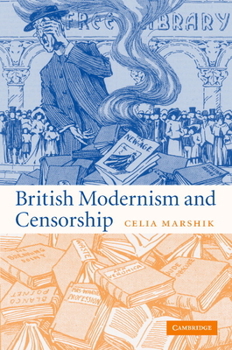 Hardcover British Modernism and Censorship Book